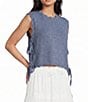 Evolutionary Sleeveless Side Tie Top - Image 1
