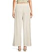 Evolutionary Solid Pleated Coordinating Pants, Color:Ivory - Image 2
