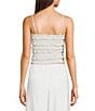 Evolutionary Spaghetti Strap Ruffle Cami Top - Image 2