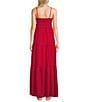 Evolutionary Spaghetti Strap Tie Front Tiered Maxi Dress - Image 2
