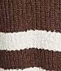 Evolutionary Split V-Neck Short Sleeve Sweater - Image 4