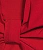 Evolutionary Strapless Large Bow Pullover Top, Color:Red - Image 4