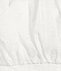 Evolutionary Strapless Peplum Embroidered Top, Color:White - Image 4