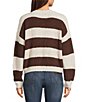 Evolutionary Striped Long Sleeve Tie Front Cardigan - Image 2