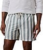 Faherty All Day 6#double; Inseam Stripe Swim Trunks - Image 1