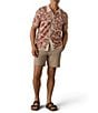 Faherty Allover Print Short Sleeve Button Front Sweater Shirt - Image 3