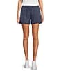 Color:Navy - Image 1 - Arlie Rolled Cuff Day Shorts
