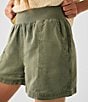 Color:Thyme - Image 3 - Arlie Rolled Cuff Day Shorts