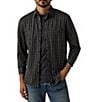 Faherty Big & Tall Coastline Knit Check Long Sleeve Woven Shirt - Image 1