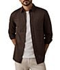 Faherty Big & Tall Coastline Knit Long Sleeve Woven Shirt - Image 1