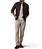 Faherty Big & Tall Coastline Knit Long Sleeve Woven Shirt - Image 3