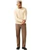 Faherty Big & Tall Heirloom Crew Sweater, Color:Bone - Image 3
