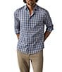 Faherty Big & Tall Relaxed Fit Performance Stretch Plaid Long Sleeve Woven Shirt - Image 1
