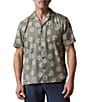 Faherty Breeze Camp Fireworks Print Short Sleeve Woven Shirt - Image 1