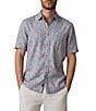 Faherty Breeze Floral Print Short Sleeve Woven Shirt - Image 1