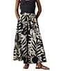 Faherty Coastal Nera Woven A-Line Coordinating Maxi Skirt - Image 1