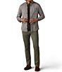 Faherty Coastline Knit Long Sleeve Woven Window Plain Shirt - Image 3