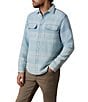 Faherty Doug Good Feather Indigo Canyon Overshirt - Image 1