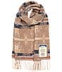 Faherty Doug Goodfeather Scarf, Color:Whiskey Brown - Image 2