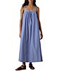 Faherty Emmy Stripe Square Neck Sleeveless Dress - Image 1