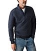 Faherty Epic Quilted Knit Pullover, Color:Navy Melange - Image 1