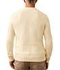 Faherty Heirloom Crew Sweater, Color:Bone - Image 2