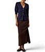 Faherty Hemp Long Sleeve Button Front Knit Top - Image 3