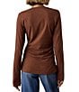 Faherty Hemp Long Sleeve Button Front Knit Top - Image 5