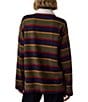 Faherty Hometown Rugby Knit Striped Organic Cotton V-Neck Long Sleeve Pullover Sweater - Image 2