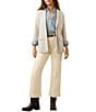 Faherty Organic Cotton Blend Knit Inlet Notch Collar Long Sleeve Blazer - Image 6