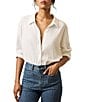 Faherty Knit Point Collar Long Sleeve Shirt - Image 4