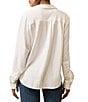 Faherty Knit Point Collar Long Sleeve Shirt - Image 5