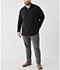 Color:Washed Black - Image 3 - Knit Seasons Long-Sleeve Woven Shirt