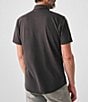 Color:Washed Black - Image 2 - Knit Seasons Short Sleeve Woven Shirt