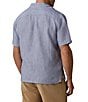 Faherty Laguna Linen Stripe Short Sleeve Woven Camp Shirt - Image 2