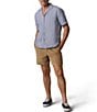 Faherty Laguna Linen Stripe Short Sleeve Woven Camp Shirt - Image 3