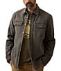 Faherty Lakeside CPO Shirt Jacket, Color:Washed Charcoal - Image 1