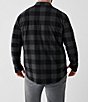 Color:Charcoal Black Buffalo - Image 2 - Legend Long-Sleeve Woven Sweater Shirt