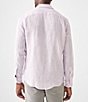 Color:Lavender Melange - Image 2 - Linen Laguna Long Sleeve Woven Shirt