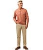 Faherty Long Sleeve Waffle Henley Shirt - Image 3