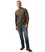 Faherty Long Sleeve Waffle Henley Shirt - Image 6