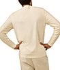 Faherty Long Sleeve Waffle Henley Shirt - Image 2