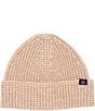 Color:Oatmeal Heather - Image 1 - Men's Waffle Knit Beanie