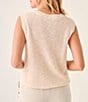Color:Summer Sand - Image 2 - Miramar Knit Solid Muscle Crew Neck Tank Top