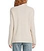Faherty Miramar Linen Blend V-Neck Collared Long Sleeve Sweater, Color:Summer Sand - Image 2