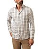 Faherty Monterrey Long Sleeve Woven Shirt, Color:Morning Mist Plaid - Image 1