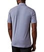 Faherty Movement Coral Stripe Short Sleeve Polo Shirt - Image 2