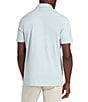 Color:Sky Port Stripe - Image 2 - Movement Pique Chest Stripe Short Sleeve Polo Shirt