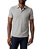 Faherty Movement Stripe Pattern Short Sleeve Polo Shirt - Image 1