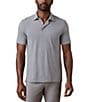 Faherty Movement Stripe Stretch Short Sleeve Polo Shirt - Image 1